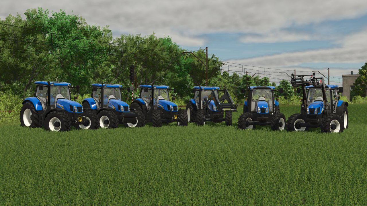 Legendary New Holland TSA–T6000–T6 Tractor Pack for Farming Simulator 25
