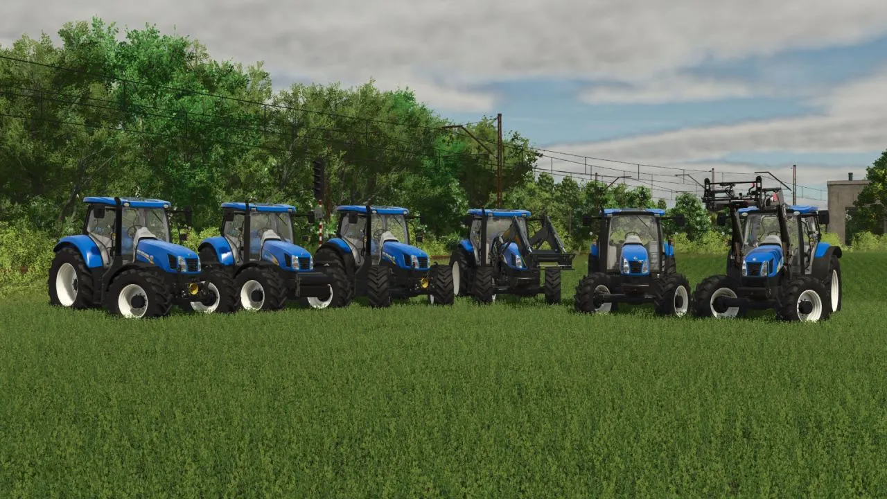 Легендарний Пак Тракторів New Holland TSA–T6000–T6 для Farming Simulator 25