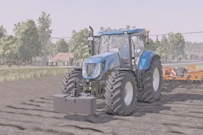 Traktor New Holland T7 Edit do Farming Simulator 25 — 2