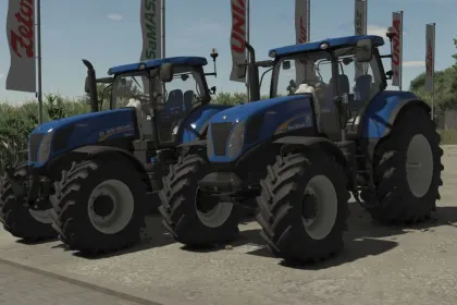 Потужний Трактор New Holland T7 Tier 4A та T7000 Series для Farming Simulator 25 — 1