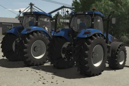 Потужний Трактор New Holland T7 Tier 4A та T7000 Series для Farming Simulator 25 — 2