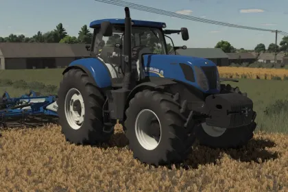 Потужний Трактор New Holland T7 Tier 4A та T7000 Series для Farming Simulator 25 — 3