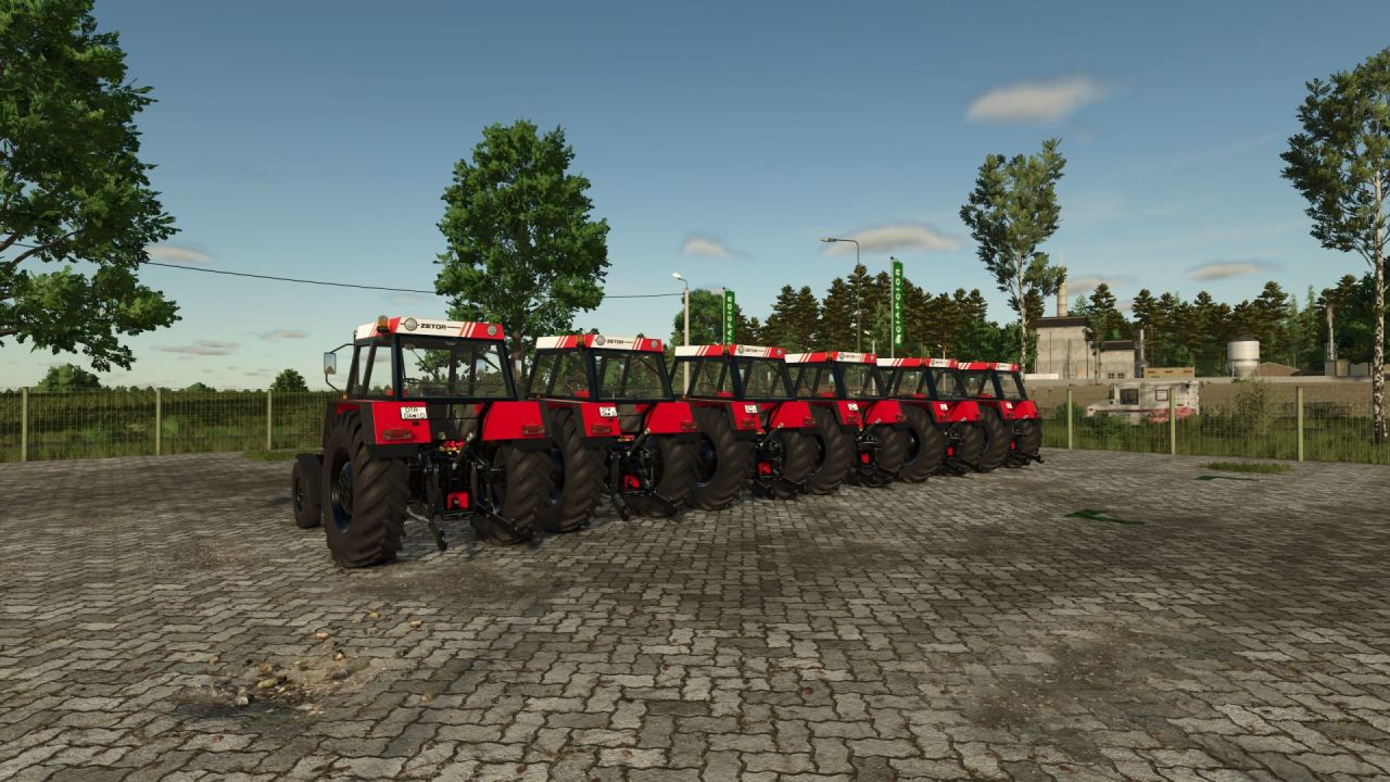Traktory Zetor Crystal 6 Pack GPS do Farming Simulator 25