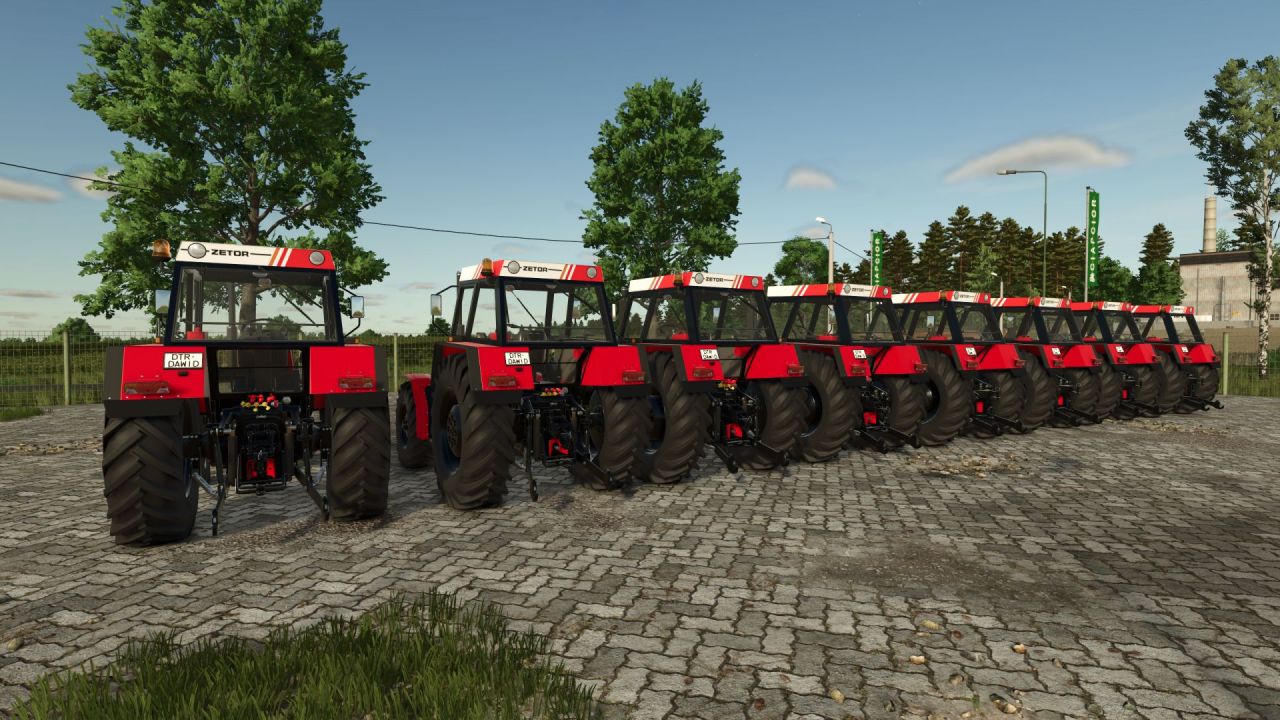 Traktory Zetor Crystal 4 Pack GPS do Farming Simulator 25