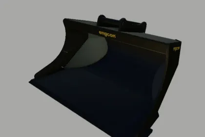 Efektywny Engcon Pack dla Liebherr 914 — Łyżki i Rotator w Farming Simulator 25 — 3