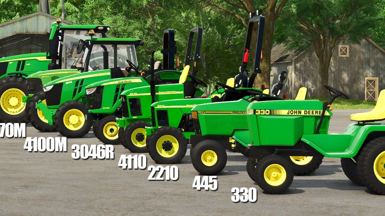 Traktor John Deere 4M do Farming Simulator 25