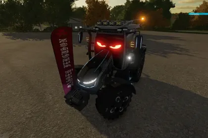 Traktor Massey Ferguson 5S Black Series für Farming Simulator 22