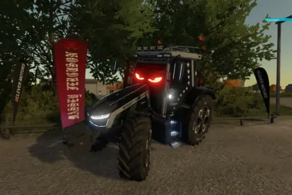 Traktor Massey Ferguson 5S Black Series für Farming Simulator 22 — 2