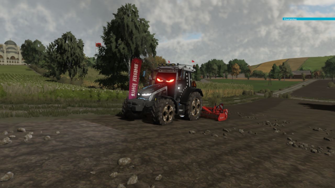 Traktor Massey Ferguson 5S Black Series für Farming Simulator 22
