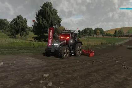 Traktor Massey Ferguson 5S Black Series für Farming Simulator 22 — 3