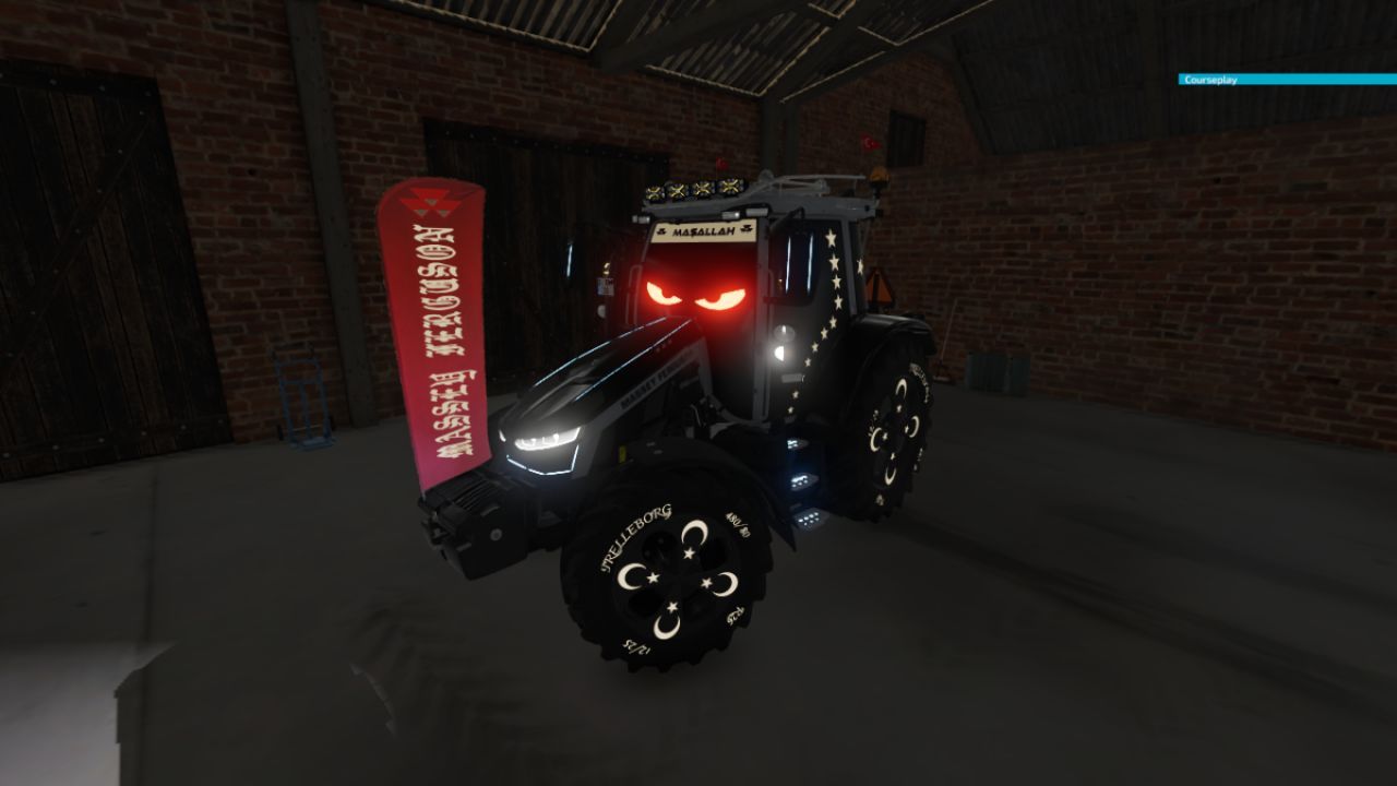 Traktor Massey Ferguson 5S Black Series für Farming Simulator 22