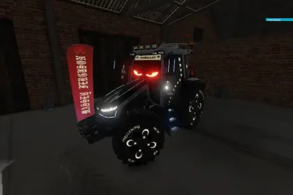 Traktor Massey Ferguson 5S Black Series für Farming Simulator 22 — 4