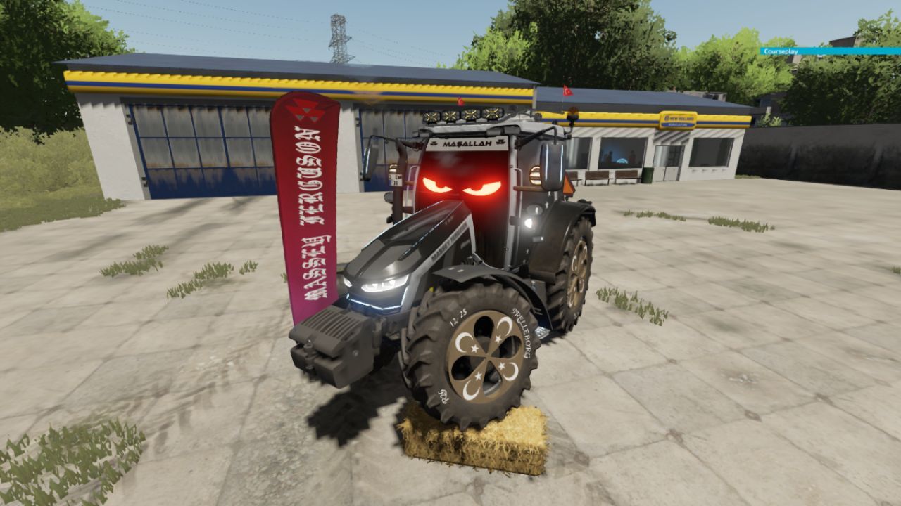 Traktor Massey Ferguson 5S Black Series für Farming Simulator 22