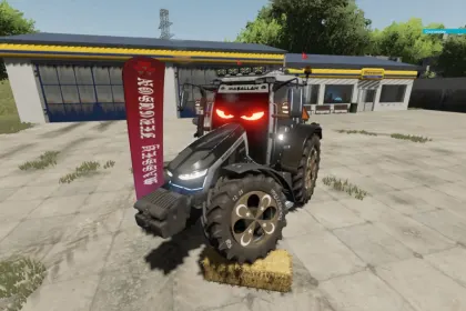 Traktor Massey Ferguson 5S Black Series für Farming Simulator 22 — 5