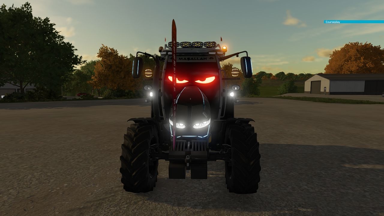 Traktor Massey Ferguson 5S Black Series für Farming Simulator 22