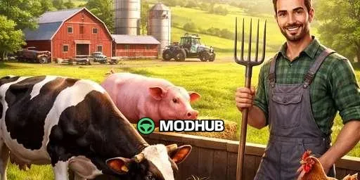 Mod für das legendäre Auto Animal Care Stable v1000 für FS25 – Automatische Tierpflege