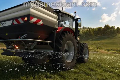 Traktor Massey Ferguson 9S do Farming Simulator 25 — 3
