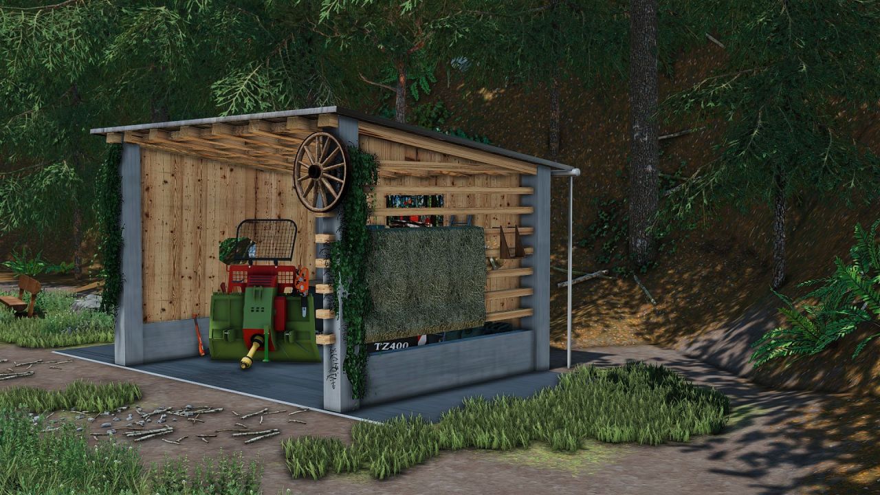 Kleine Tiroler Scheune für Farming Simulator 22