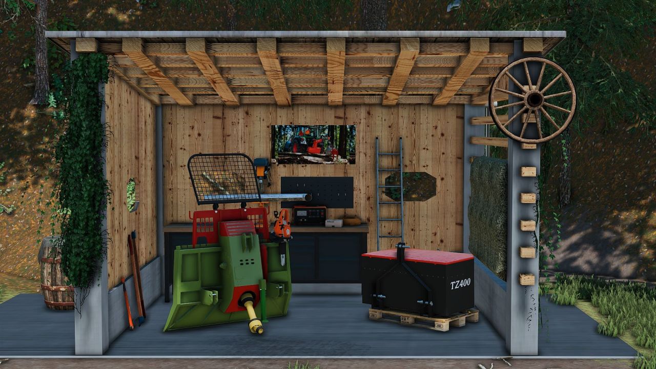 Kleine Tiroler Scheune für Farming Simulator 22