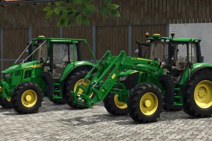 Traktor John Deere 6M Series do Farming Simulator 25