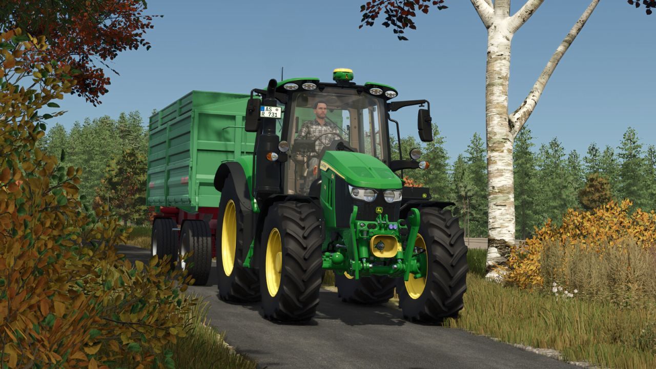 Traktor John Deere 6M Series do Farming Simulator 25