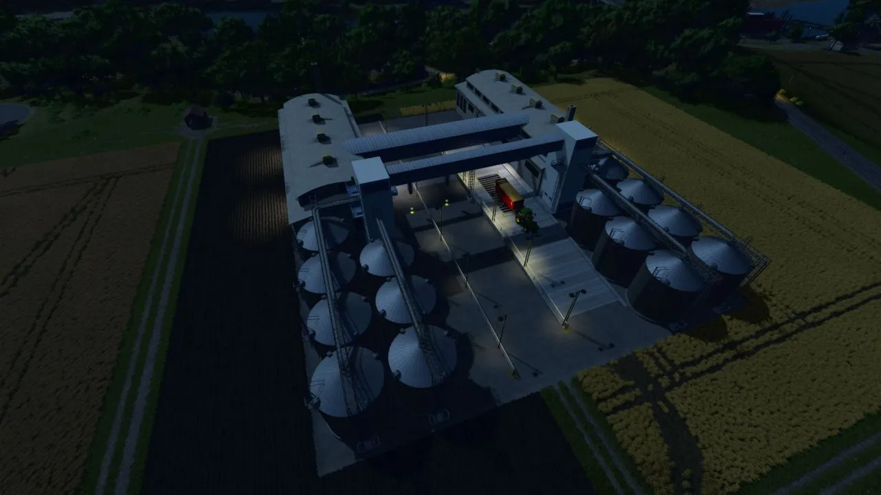 Farm Silo Complex for Farming Simulator 25 — 50,000,000 l Storage