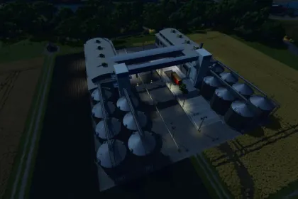 Farm Silo Complex for Farming Simulator 25 — 50,000,000 l Storage — 1