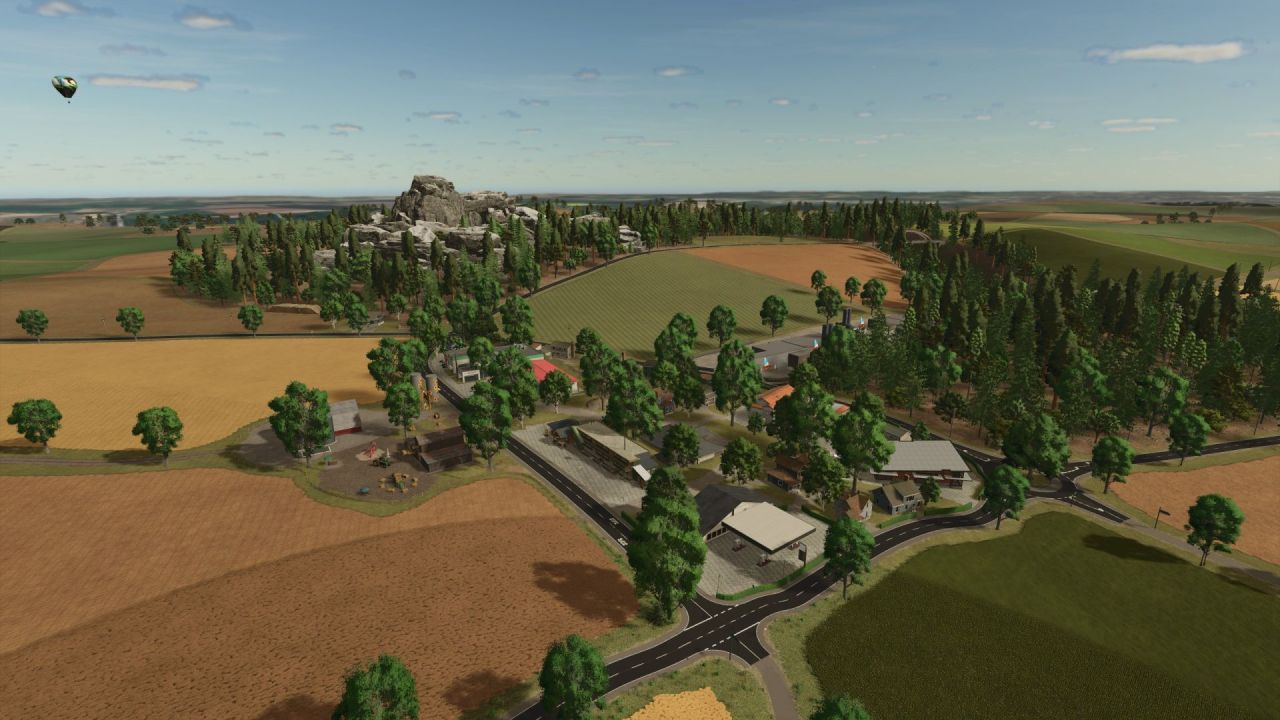 Neue 4X Karte Amever 4 Fach (Creek Hollow) für Farming Simulator 25 — 154 Felder, Multifrüchte und Produktionen