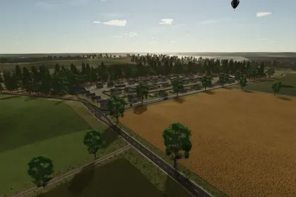 Neue 4X Karte Amever 4 Fach (Creek Hollow) für Farming Simulator 25 — 154 Felder, Multifrüchte und Produktionen — 6