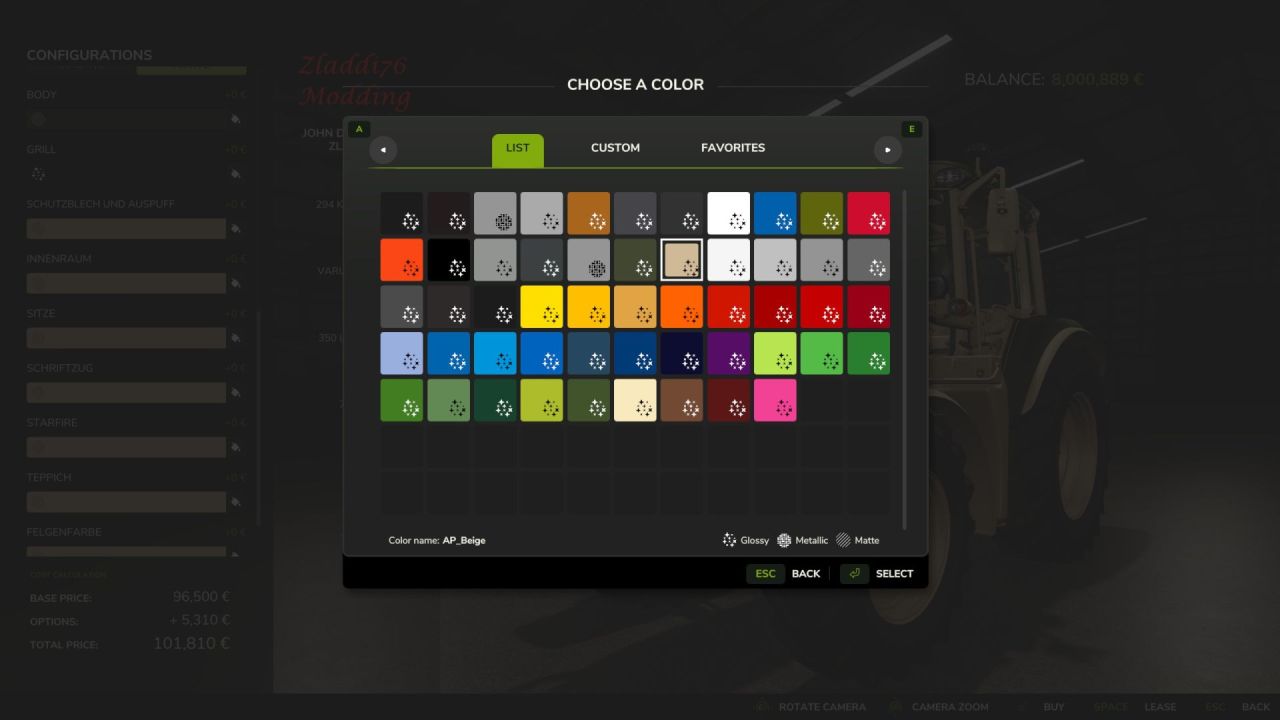 Traktor John Deere 6M Serie do Farming Simulator 25