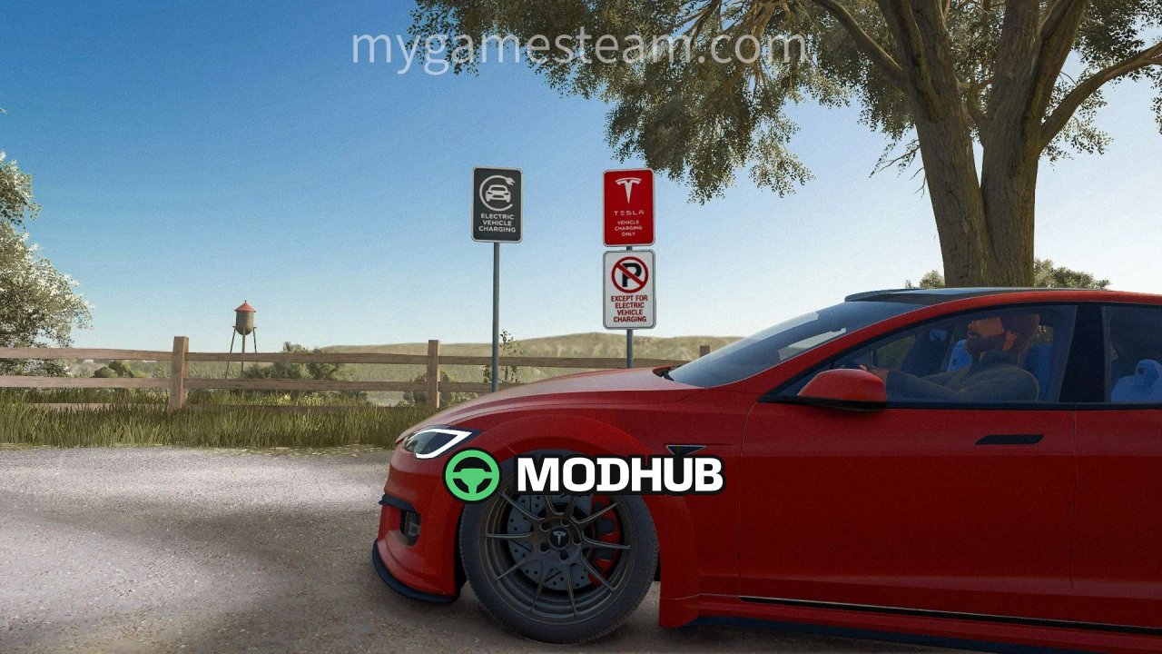 Neues Mod Tesla SuperCharger V1000 für FS25 — Stylische Ladestation 🔥