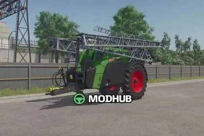 Mod na Potężny Samochodowy Opryskiwacz Fendt Rogator 355 dla FS25 (v1001)