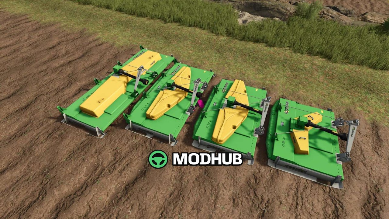 Mod na Nowy Równiarka Joskin Rotary Pasture Topper Pack dla FS25 — Potężny zestaw kosiarek