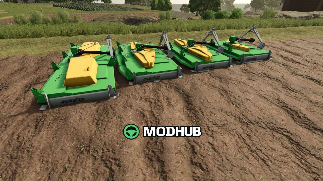 Mod na Nowy Równiarka Joskin Rotary Pasture Topper Pack dla FS25 — Potężny zestaw kosiarek