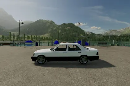 Автомобіль Mercedes-Benz W124 AMG для Farming Simulator 22 — 2