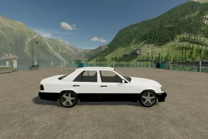 Автомобіль Mercedes-Benz W124 AMG для Farming Simulator 22 — 4
