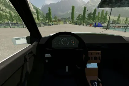Автомобіль Mercedes-Benz W124 AMG для Farming Simulator 22 — 5