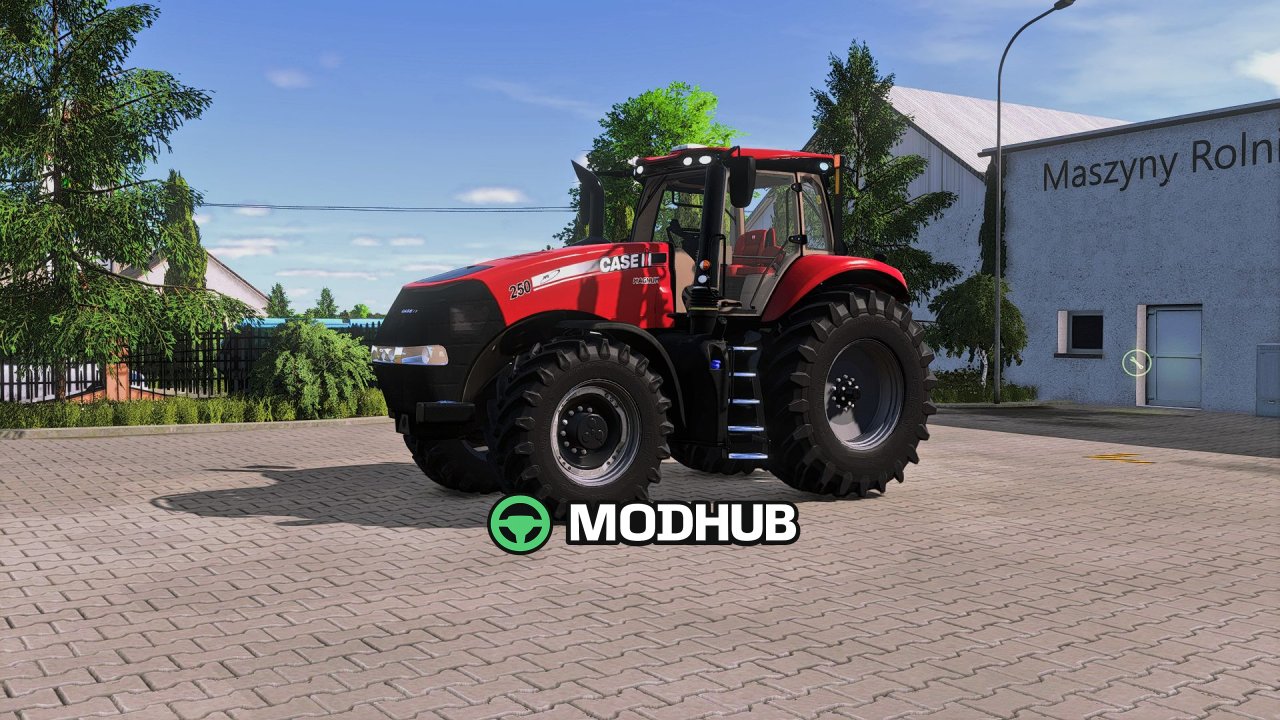 Mod for Powerful Tractor Case IH Magnum 2018 Series for FS25 (with PowerDrive/CVT)