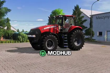 Mod für den leistungsstarken Traktor Case IH Magnum 2018 Series für FS25 (mit PowerDrive/CVT)