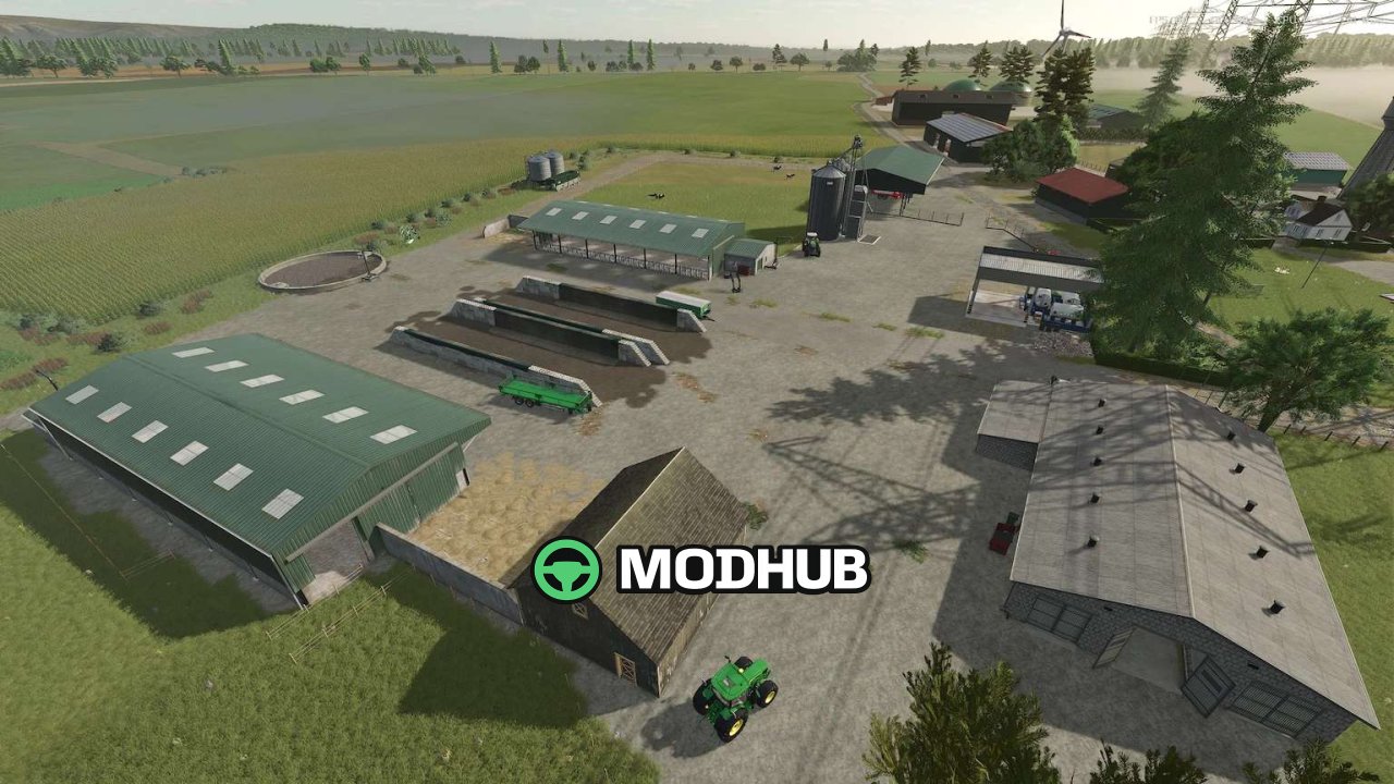 Новa 4x Карта In Brandenburg 4 fach v1.0.6.0 для FS25 — Реалістичний Рельєф та 112 Полів