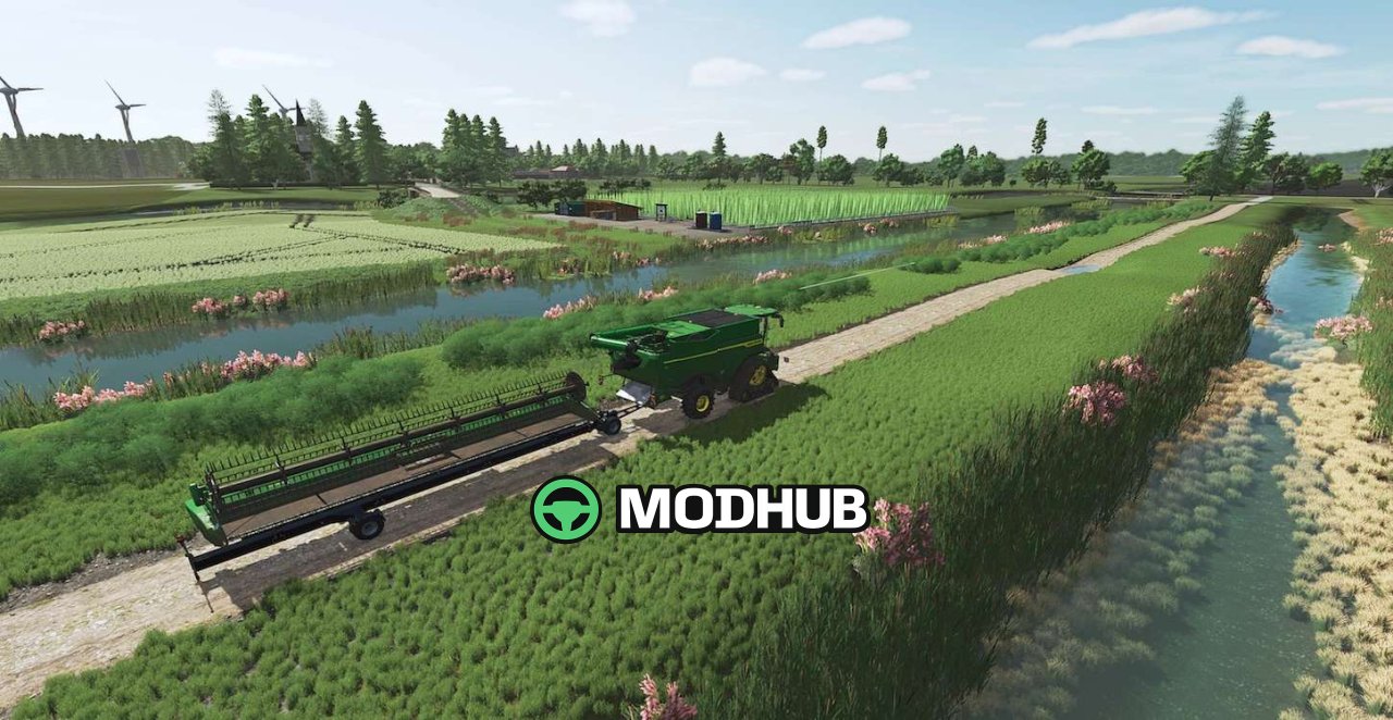 Новa 4x Карта In Brandenburg 4 fach v1.0.6.0 для FS25 — Реалістичний Рельєф та 112 Полів