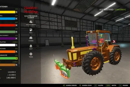 Traktor Schlüter 2500 do Farming Simulator 25 — 2