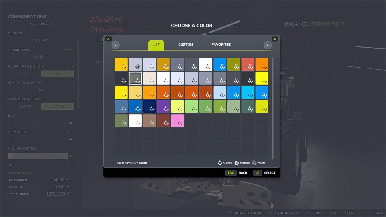 Traktor Schlüter 2500 do Farming Simulator 25