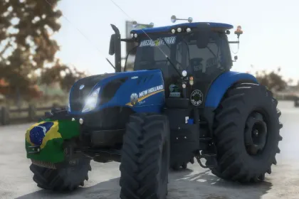 Traktor New Holland T7 270 BR do Farming Simulator 25