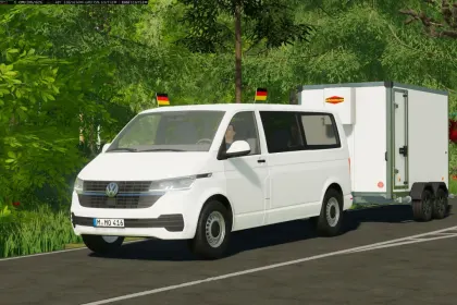 Автомобіль Volkswagen T6.1 Long для Farming Simulator 22