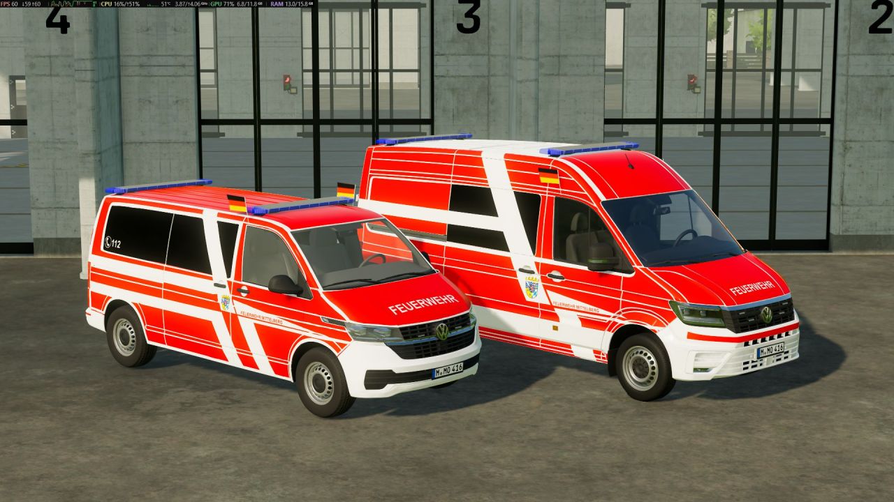 Автомобіль Volkswagen T6.1 Long для Farming Simulator 22