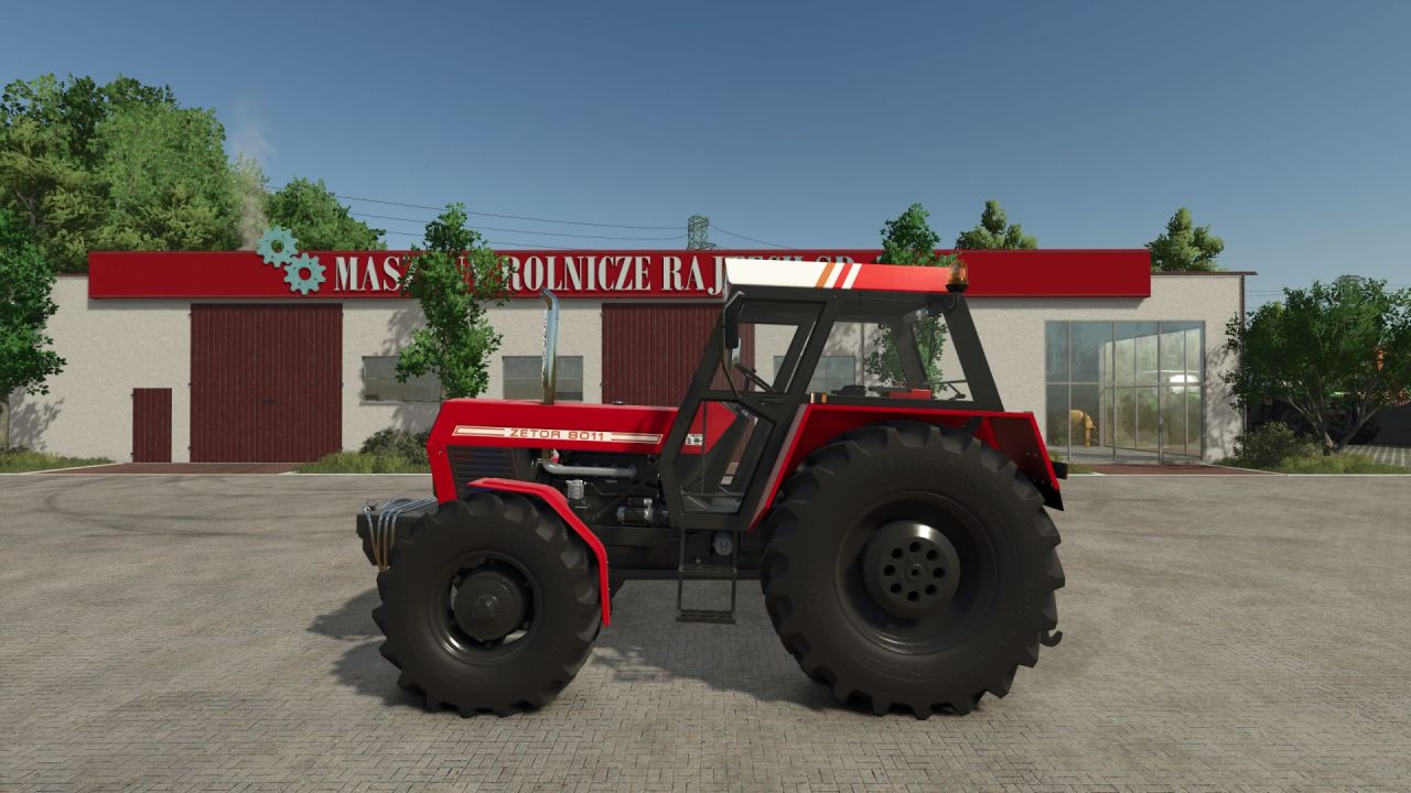 Traktor Zetor 8011 4x4 BRONCZEK GPS do Farming Simulator 25