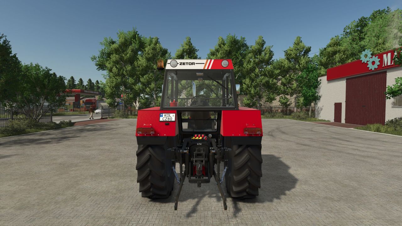 Traktor Zetor 8011 4x4 BRONCZEK GPS do Farming Simulator 25