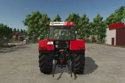 Traktor Zetor 8011 4x4 BRONCZEK GPS do Farming Simulator 25 — 3