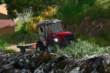 Effektiver Anhänger Homemade Car Trailer für FS25 — Paletten, Holz und Tiere — 3